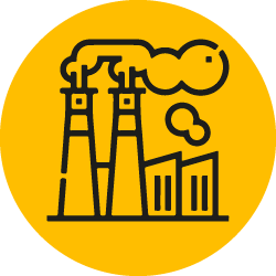 Vector área industrial