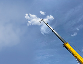 Manejo especializado de grúas telescópicas